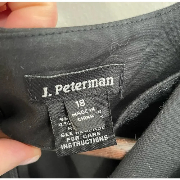 J. Peterman Black Fit & Flare Dress - Picture 5 of 8